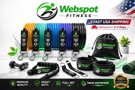Complete Home Workout Resistance Bands Set – Train Anywhere