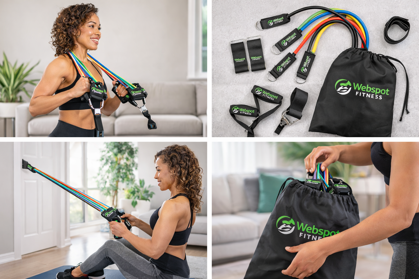Complete Home Workout Resistance Bands Set