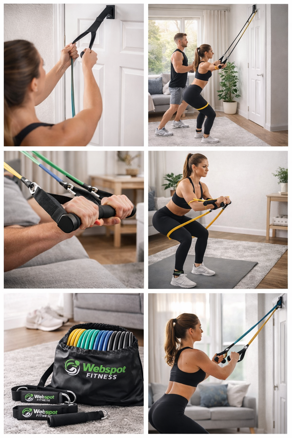 Complete Home Workout Resistance Bands Set – Train Anywhere